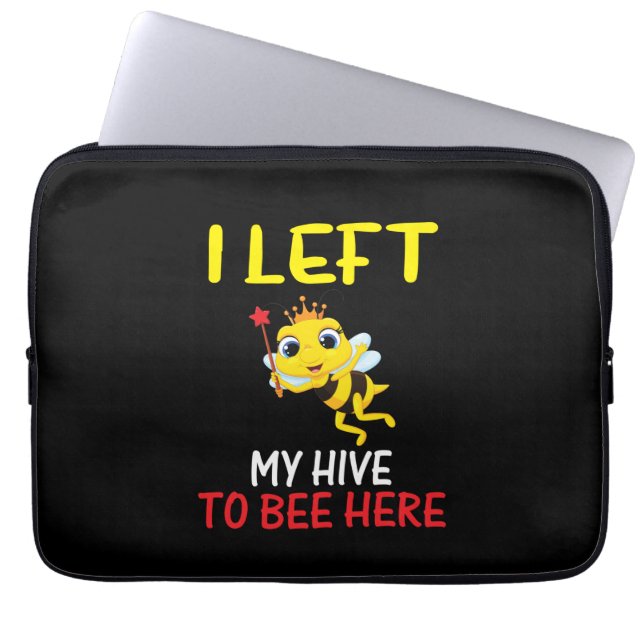 Beekeeper Art My Hive To Bee Here Laptop Sleeve (Front)