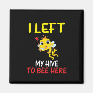 Beekeeper Art My Hive To Bee Here Magnet