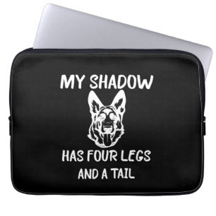 Beekeeper Art My Shadow Has Four Legs Laptop Sleeve