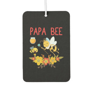 Beekeeper Art Papa Bee 2 Car Air Freshener