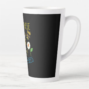 Beekeeper Art Plant These Save The Bees Latte Mug