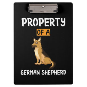 Beekeeper Art Property Of A German Shepherd Clipboard