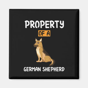Beekeeper Art Property Of A German Shepherd Magnet