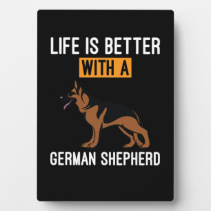 Beekeeper Art With A German Shepherd Plaque