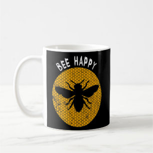 Beekeeper Bee Happy Honeycomb Beekeeping  Coffee Mug