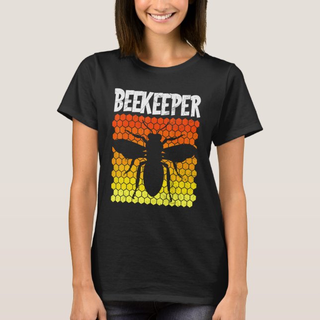 Beekeeper Bee Hobby Beekeeper T-Shirt (Front)