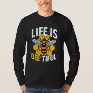 Beekeeper Beekeeping Hive Honeycomb Bee Environmen T-Shirt