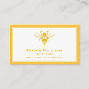 Beekeeper Beekeeping Honey Bee Farm Farmer Apiary Business Card