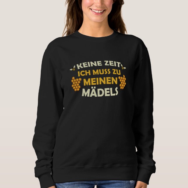 Beekeeper Bees Saying Bee Colony Beekeeper Sweatshirt (Front)