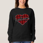 Beekeeper Buffalo Plaid Heart Cosy Christmas Winte Sweatshirt<br><div class="desc">Beekeeper Buffalo Plaid Heart Cosy Christmas Winter Pattern</div>