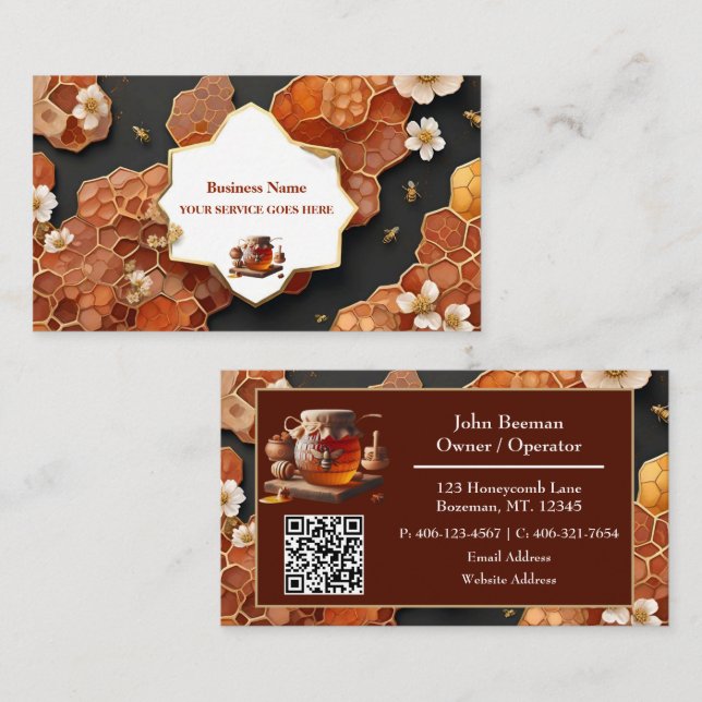 Beekeeper Business Card (Front/Back)