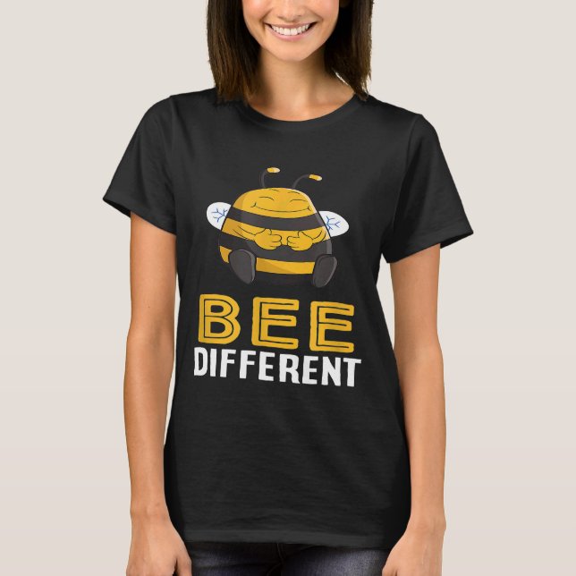 Beekeeper Cool Bee Different Bee T-Shirt (Front)