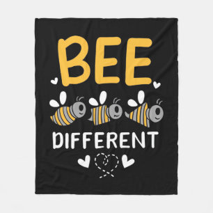 Beekeeper Gift Bee Different Fleece Blanket