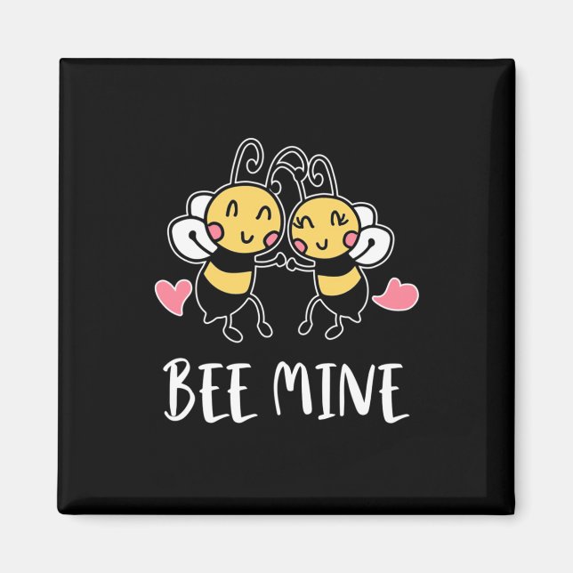Beekeeper Gift | Bee Mine Magnet (Front)