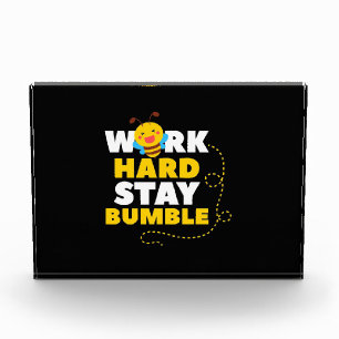 Beekeeper Gift   Bee Work Hard Stay Bumble Photo Block