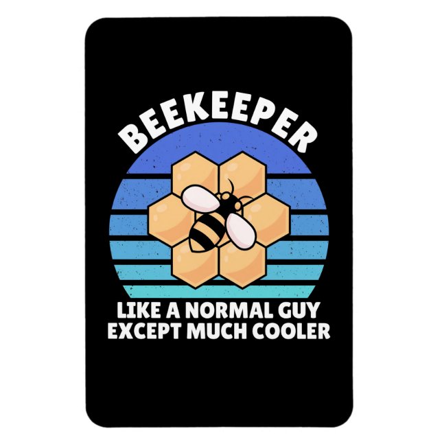 Beekeeper Gift | Beekeeper Retro Vintage Magnet (Vertical)