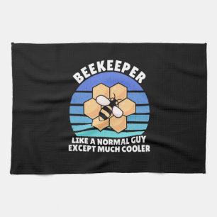 Beekeeper Gift Beekeeper Retro Vintage Tea Towel