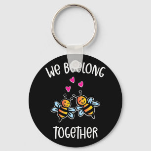 Beekeeper Gift Beekeeper We Beelong Together Key Ring