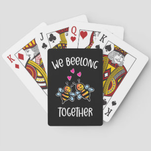 Beekeeper Gift Beekeeper We Beelong Together Playing Cards