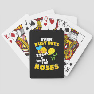 Beekeeper Gift   Even Busy Bees Playing Cards