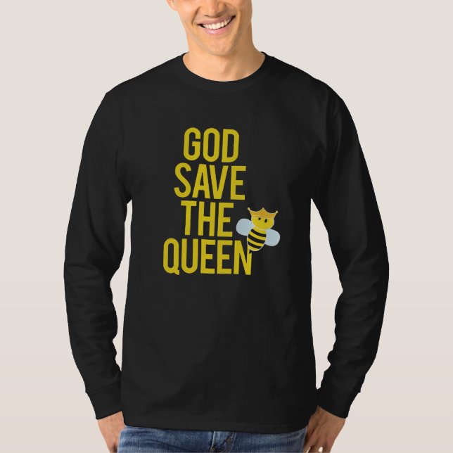 Beekeeper Gift God Save The Queen T-Shirt (Front)