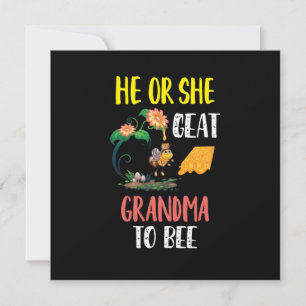Beekeeper Gift   Grandma To Bee Invitation