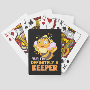 Beekeeper Gift   I Am Definitely A Bee Keeper Playing Cards