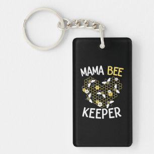 Beekeeper Gift Mama Bee Keeper Key Ring