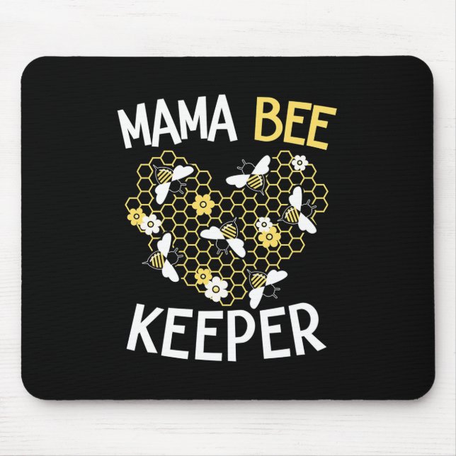 Beekeeper Gift | Mama Bee Keeper Mouse Mat (Front)