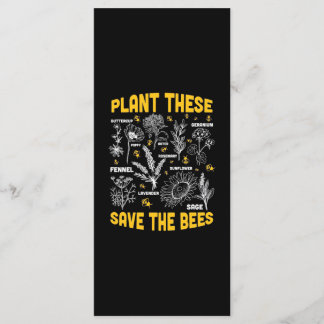 Beekeeper Gift | Plans These Save The Bees Menu