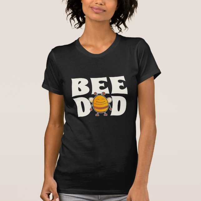 Beekeeper Gift | Proud Bee Dad T-Shirt (Front)