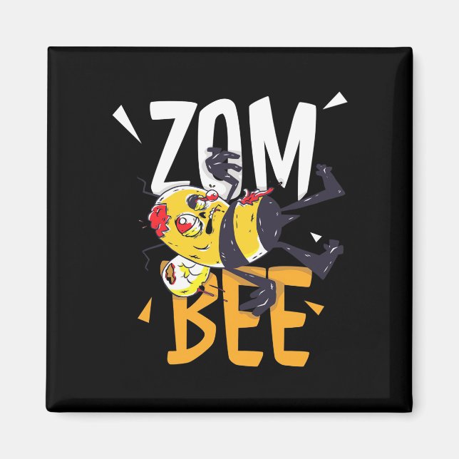 Beekeeper Gift | Zom Bee Magnet (Front)