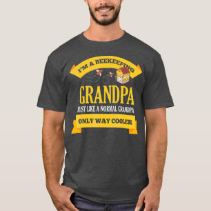 Beekeeper Grandpa Bee Apiarist Apiculturist Hive T-Shirt