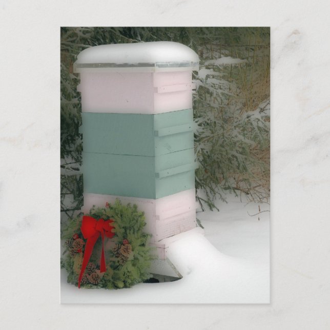 Beekeeper Holiday Postcard (Front)
