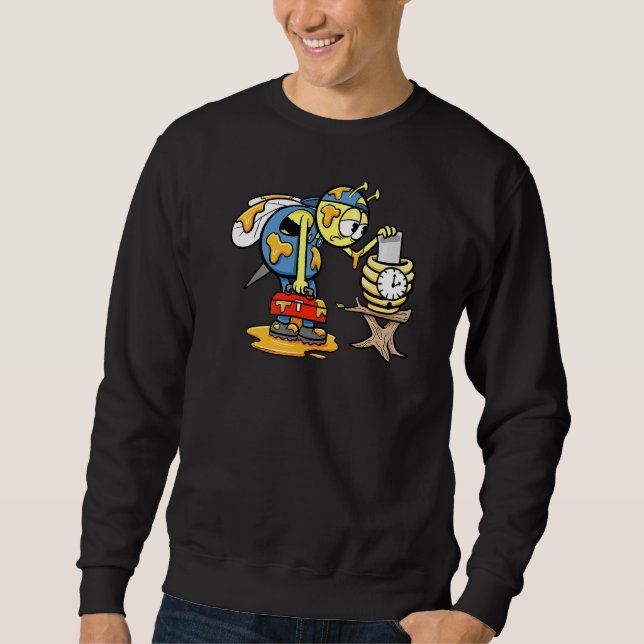 Beekeeper Honeybee After Work Beekeeping   Sweatshirt (Front)