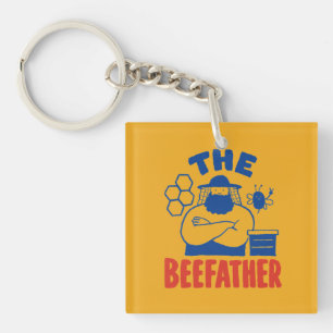 Beekeeper Humour The Bee Father Key Ring