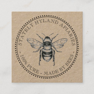 Beekeeper Kraft Tag w/ Editable Product Checklist
