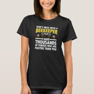 Beekeeper Men Women Beekeeping Honeybee Beehive T-Shirt