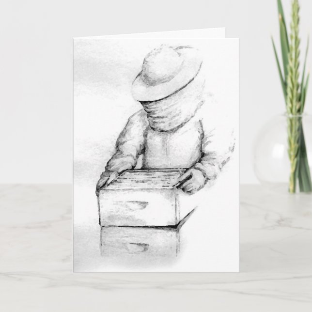Beekeeper Note Card (Front)