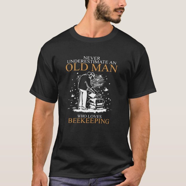 Beekeeper - Old Man Beekeeper T-Shirt (Front)