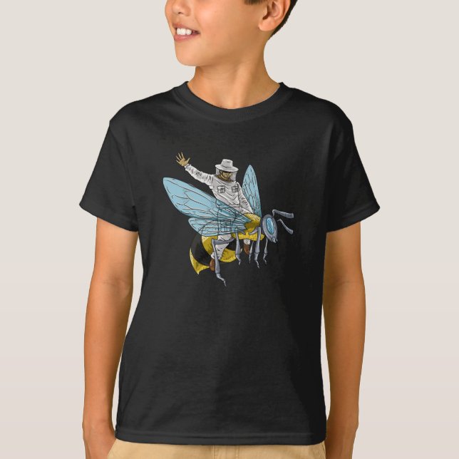 Beekeeper On Honeybee bee keeper Funny T-Shirt (Front)