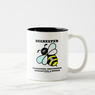 Beekeeper Opinionated Independant Intellectual Two-Tone Coffee Mug
