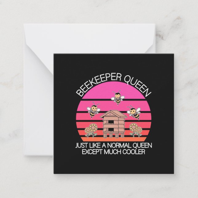 Beekeeper Queen Card (Front)