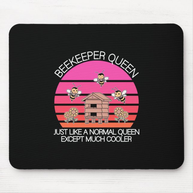 Beekeeper Queen Mouse Mat (Front)