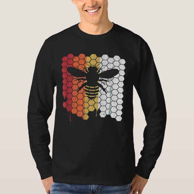 Beekeeper  Retro Style T-Shirt (Front)
