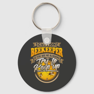 Beekeeper TRY TO KEEP UP Key Ring