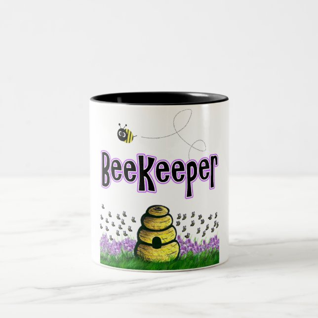 beekeeper Two-Tone coffee mug (Center)
