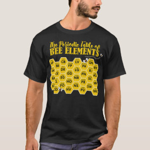 Beekeepers Funny Periodic Table of Bee Elements Ap T-Shirt