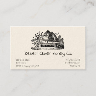 Beekeeping Apiary Fresh Honey Cream Business Card