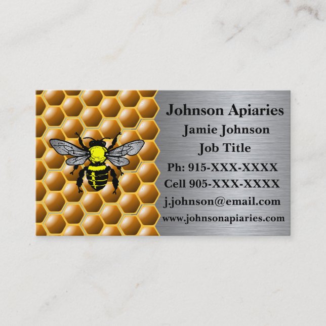 Beekeeping Business Card (Front)